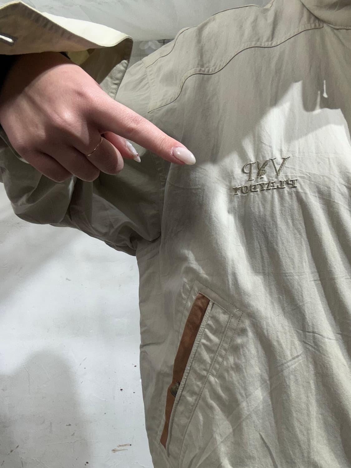 플레이보이 블루종 베이지 자켓 M 상품이미지4