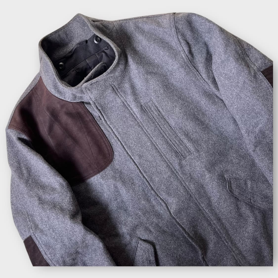 United Arrows . 그린라벨릴렉싱 엘보패치 울 자켓 상품이미지2