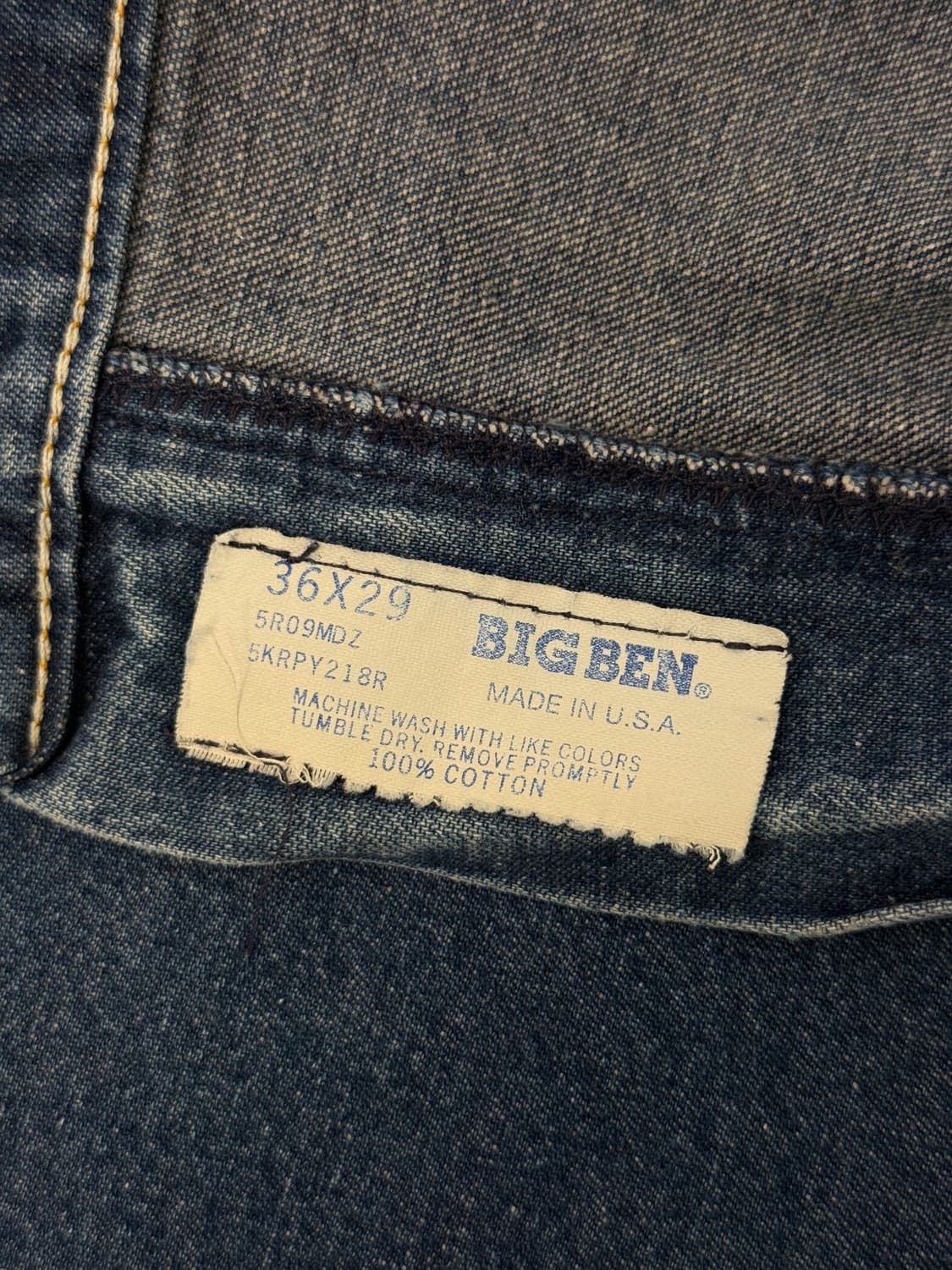 90s USA BIG BEN Wrangler Carpenter Denim 상품이미지7