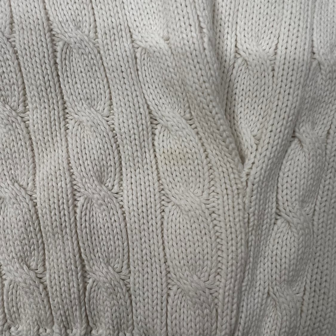 폴로 랄프로렌 화이트 꽈배기 니트 105 상품이미지8