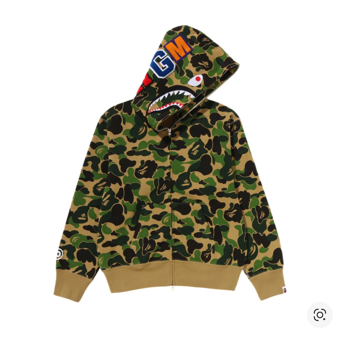 베이프 샤크후드 후드집업 M 새상품 상품이미지1