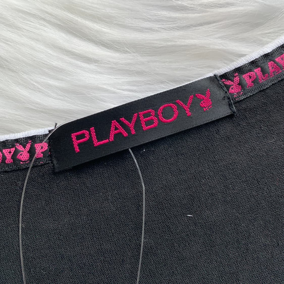 플레이보이 PLAYBOY 토끼 패턴 캡소매 반팔티 1500 상품이미지6