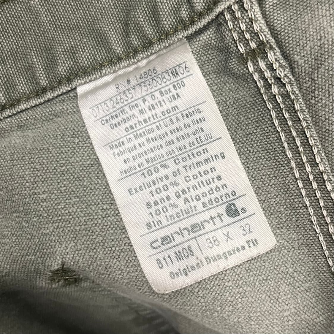 칼하트 B11 MOS 카펜터 팬츠 (38“) 상품이미지6