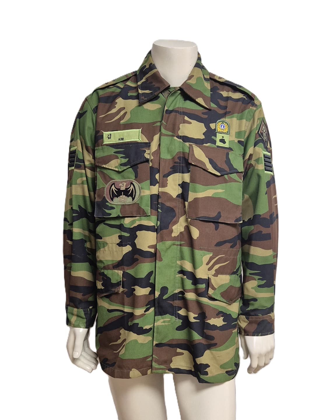 육군 구형 5기갑여단 병장 후기형 야전상의 전투복 상의 자켓 (L) 상품이미지1