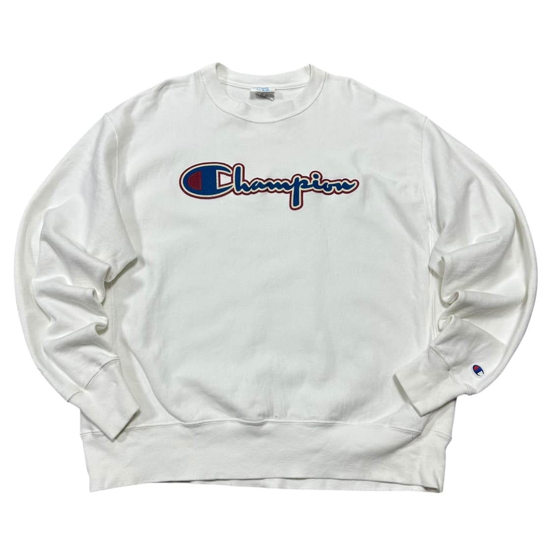 ✨ (바배) 챔피온 리버스위브 화이트 기모 맨투맨  상품이미지1