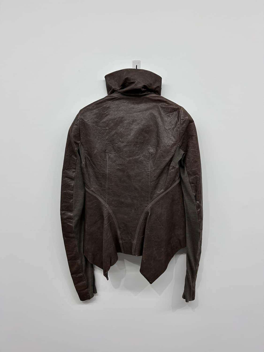 릭오웬스 하이넥 램스킨 자켓 상품이미지6