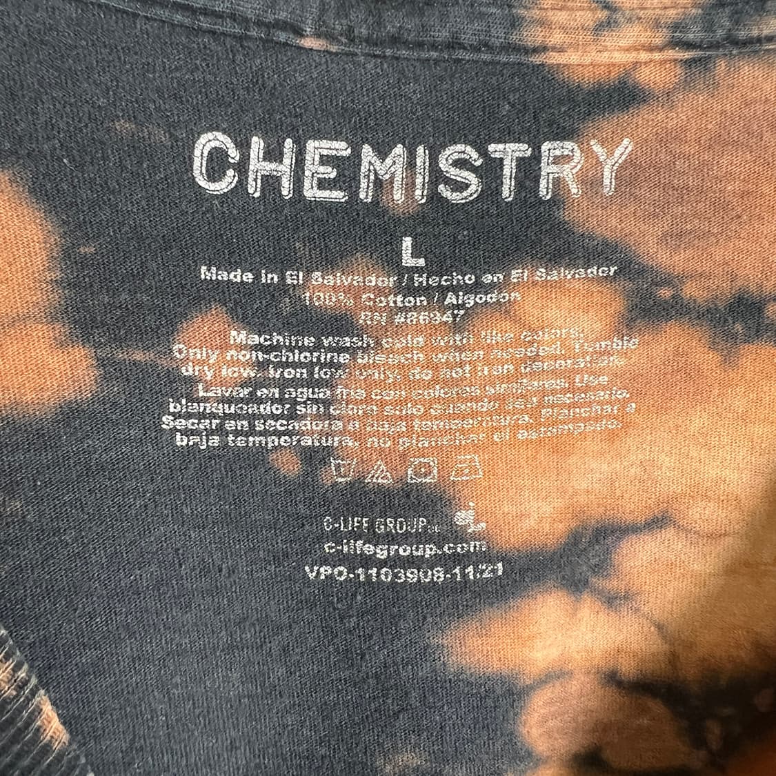chemistry 타이다이 반팔 티셔츠 L 상품이미지4