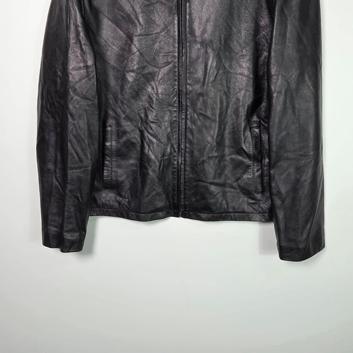 GV2 블랙 리얼 양가죽 자켓 L 상품이미지4