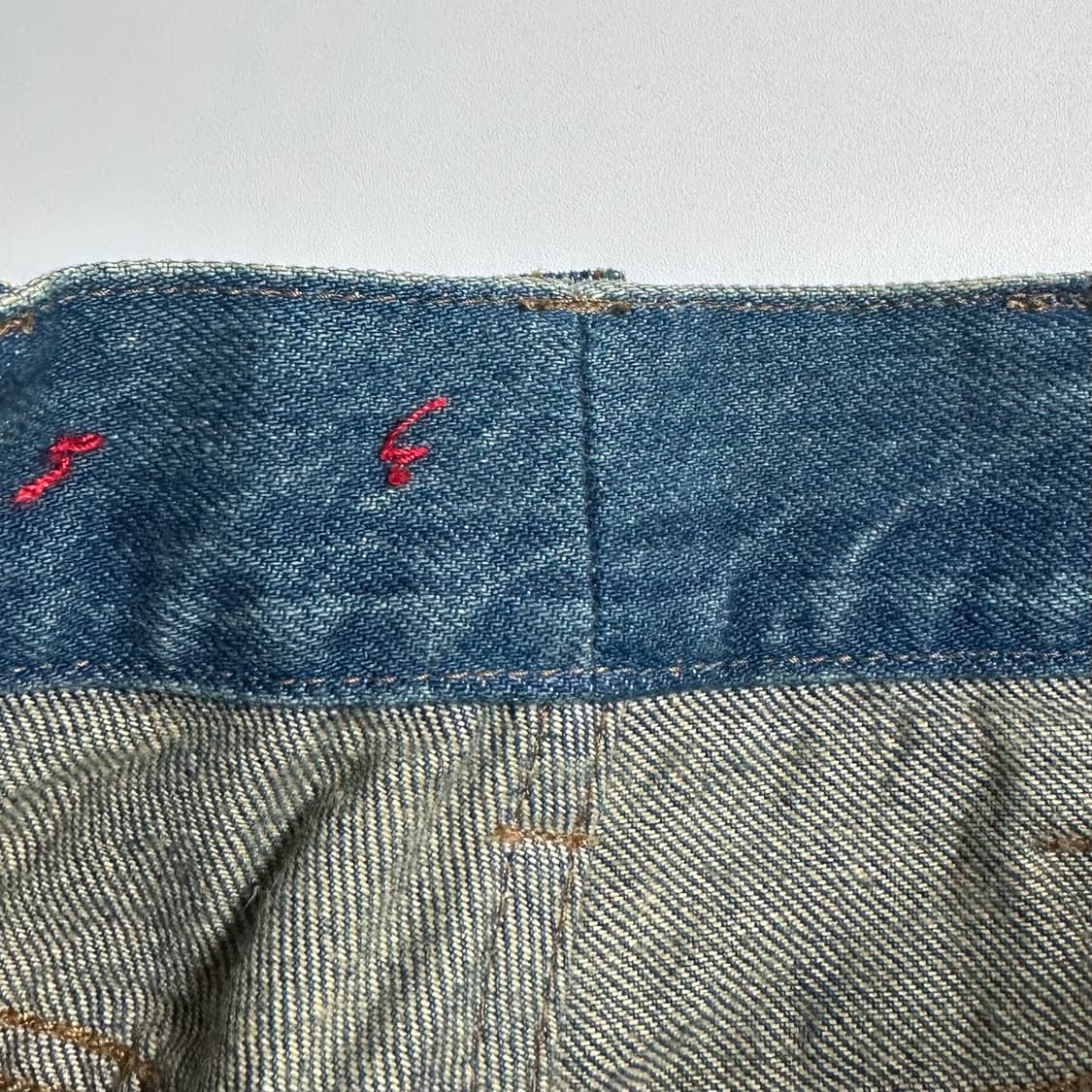 구찌 우먼스 자수 데님 팬츠  상품이미지8