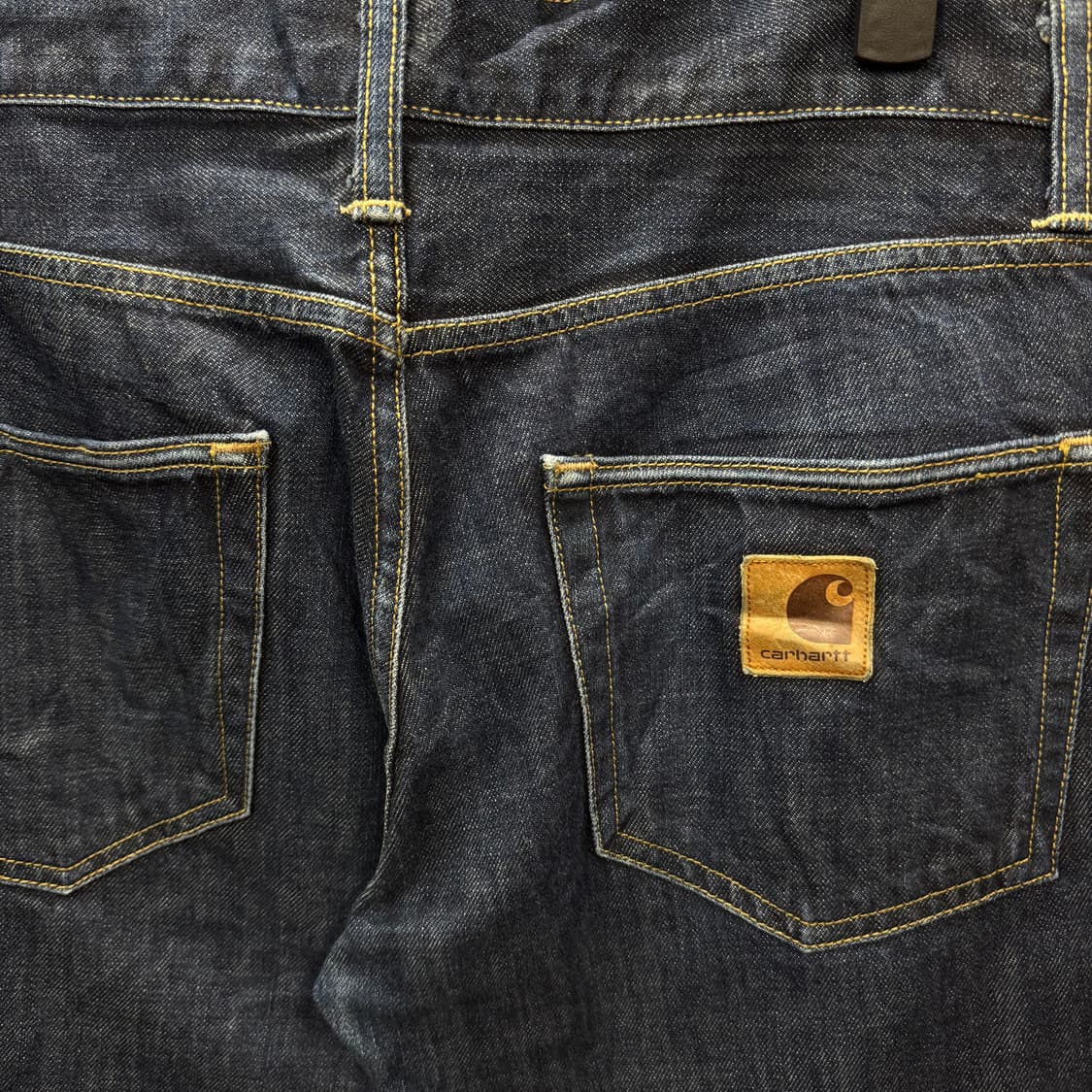00s 칼하트 윕 클론다이크 데님 팬츠 스트레이트 핏 진청 상품이미지6