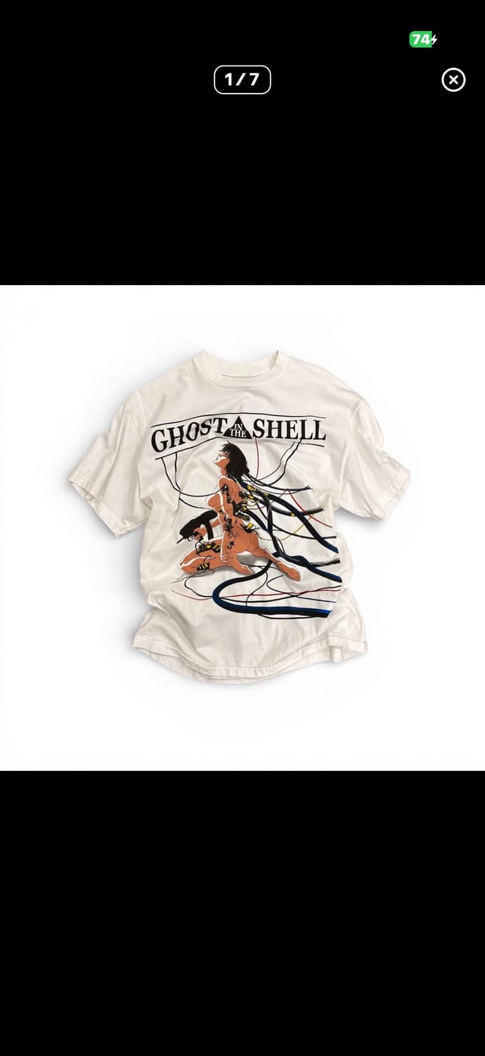 Anime Printing White Tshirt 공각기동대 상품이미지2