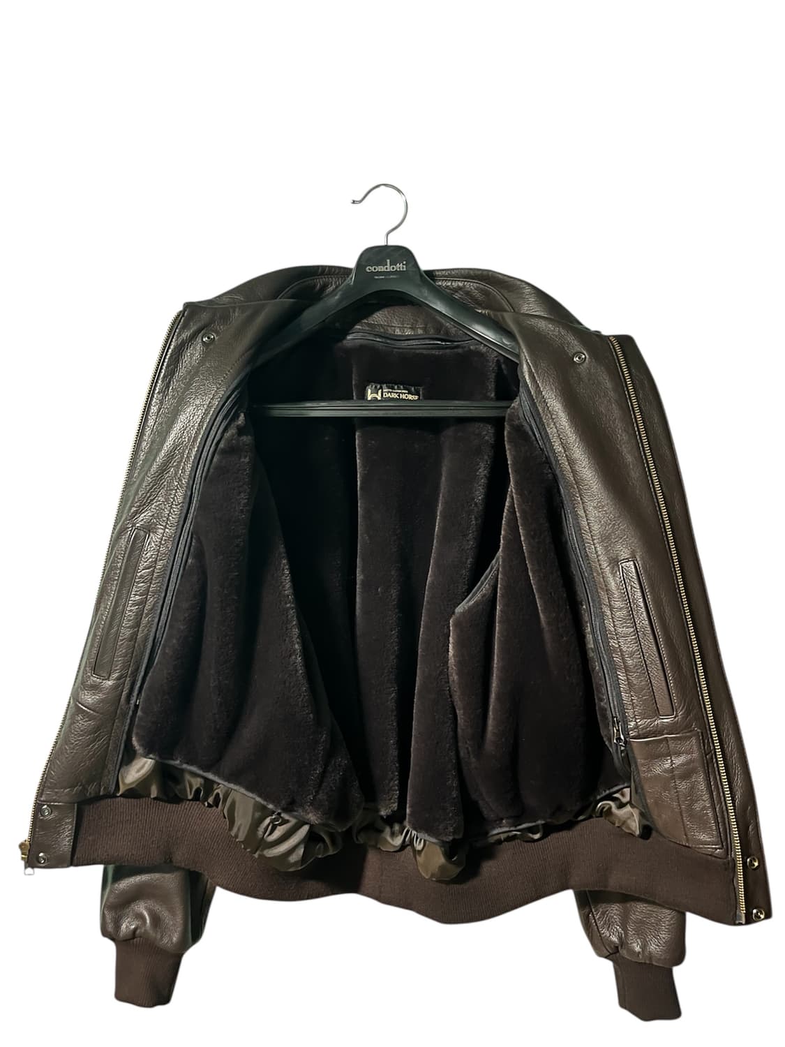 [XXL] 다크호스 A-2 레더자켓 다크브라운 상품이미지3