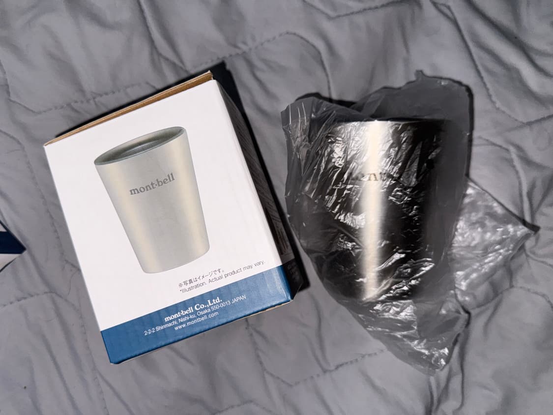 몽벨 스텐 써모컵 250  2개 일괄 상품이미지3
