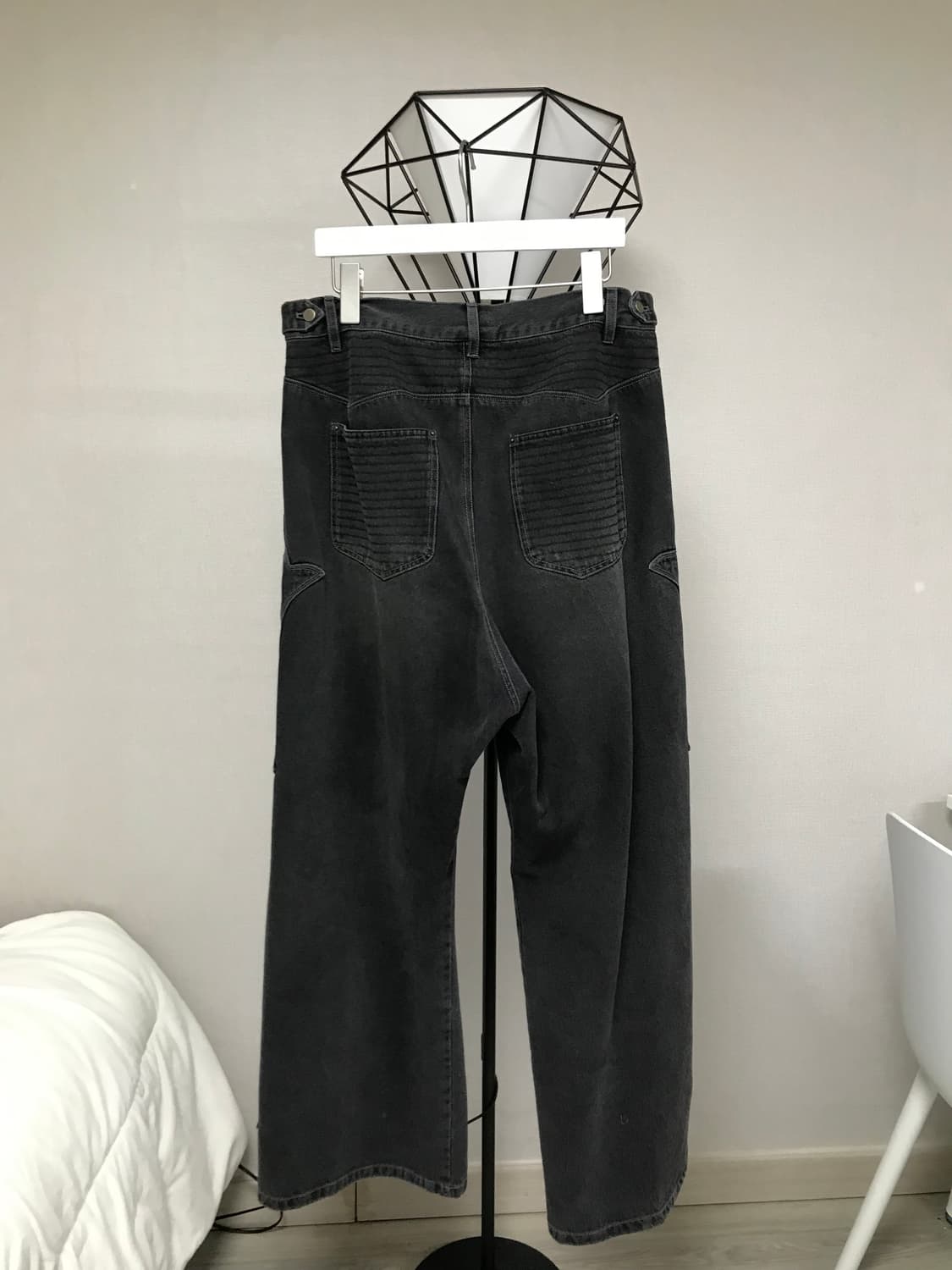 (3) 폴리테루 플뢰르 워시드 그레이 데님 상품이미지2