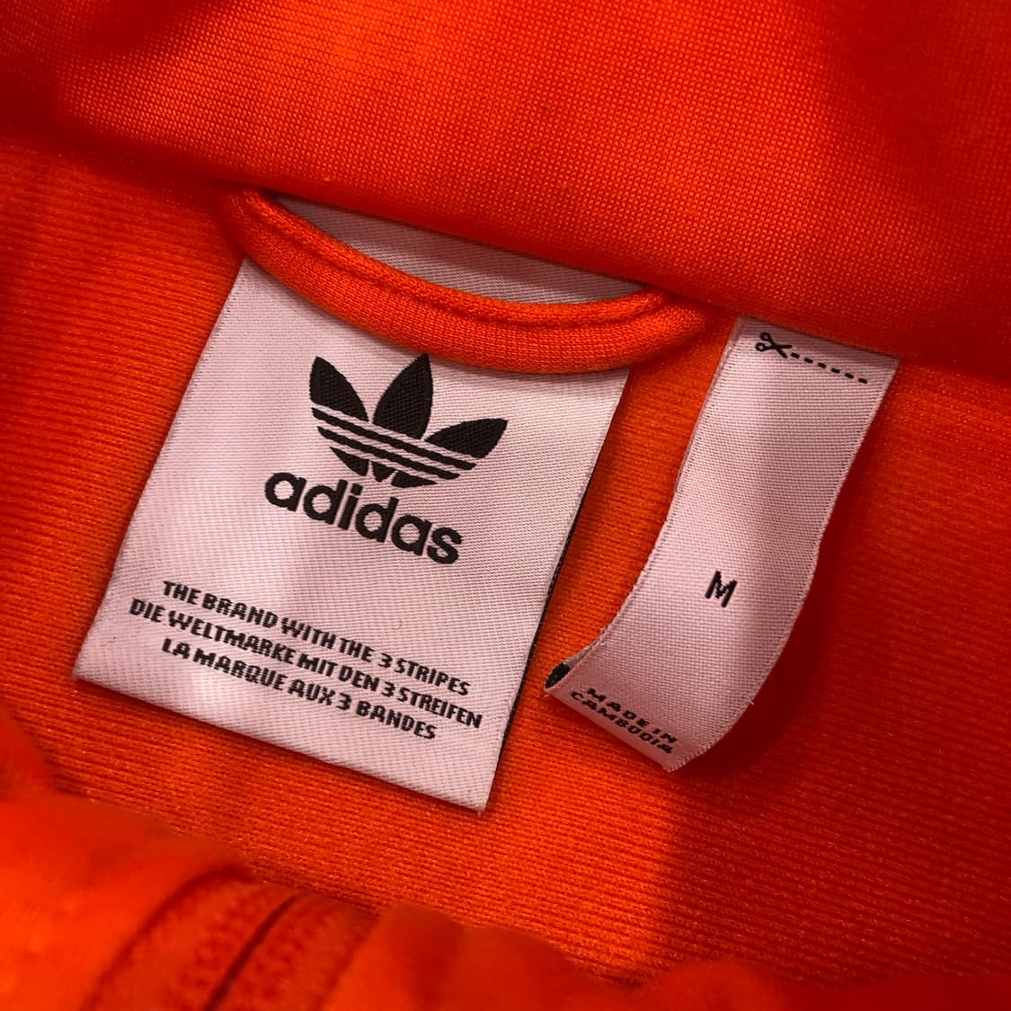 아디다스 파이어버드 오렌지 져지 트랙 자켓 상품이미지3