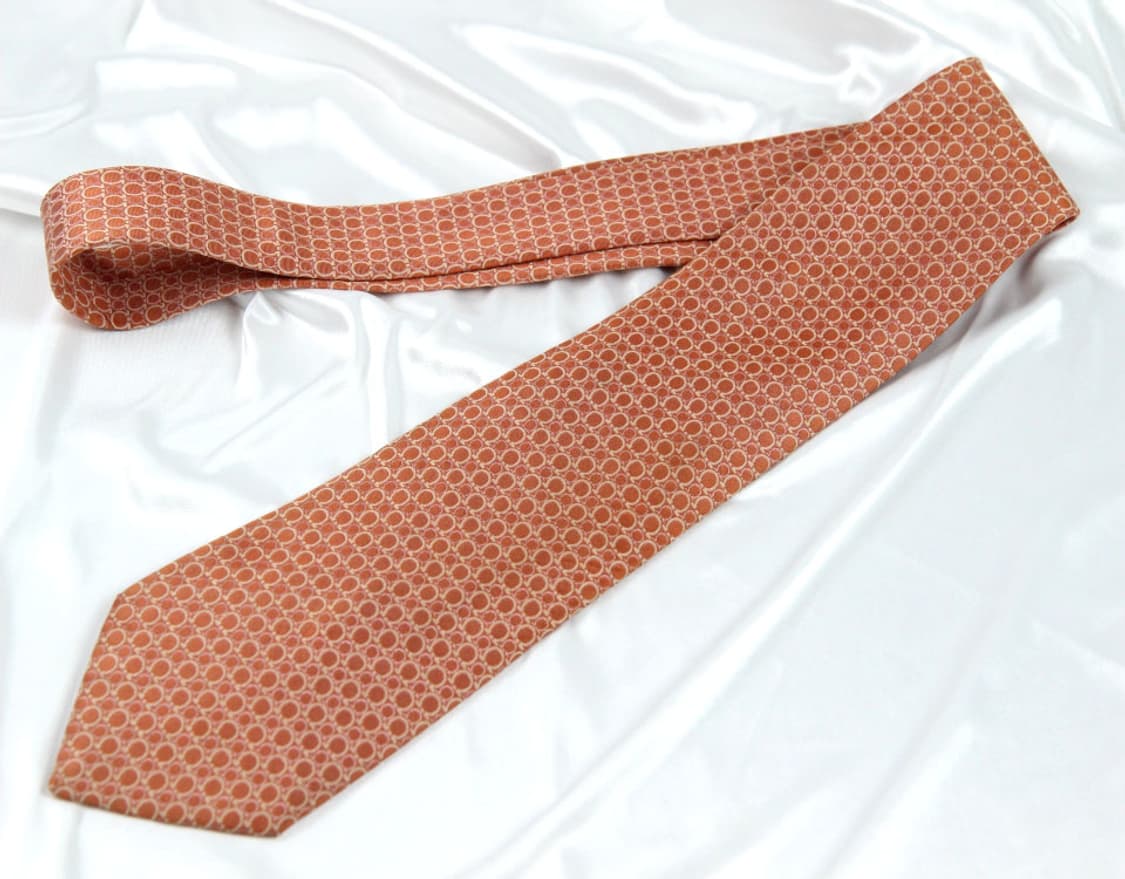 페라가모 9.2cm A+등급 간치니 남자 명품 넥타이 상품이미지2