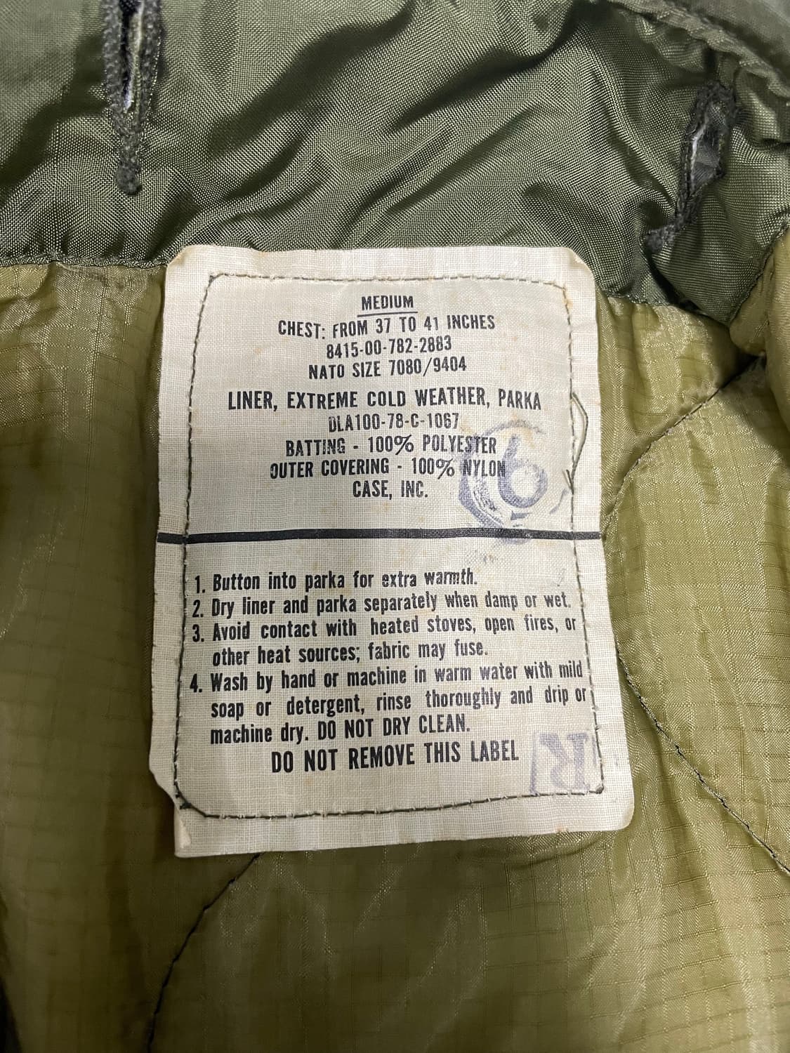 m65 og 오리지널 피쉬테일 민트급 미디움 세트 개파카 상품이미지4