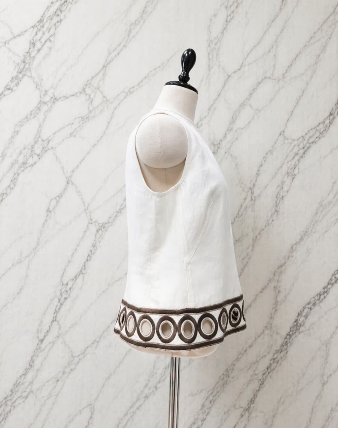 아크리스 민소매 팬츠 린넨 셋업 세트 / AKRIS / 66 상품이미지8