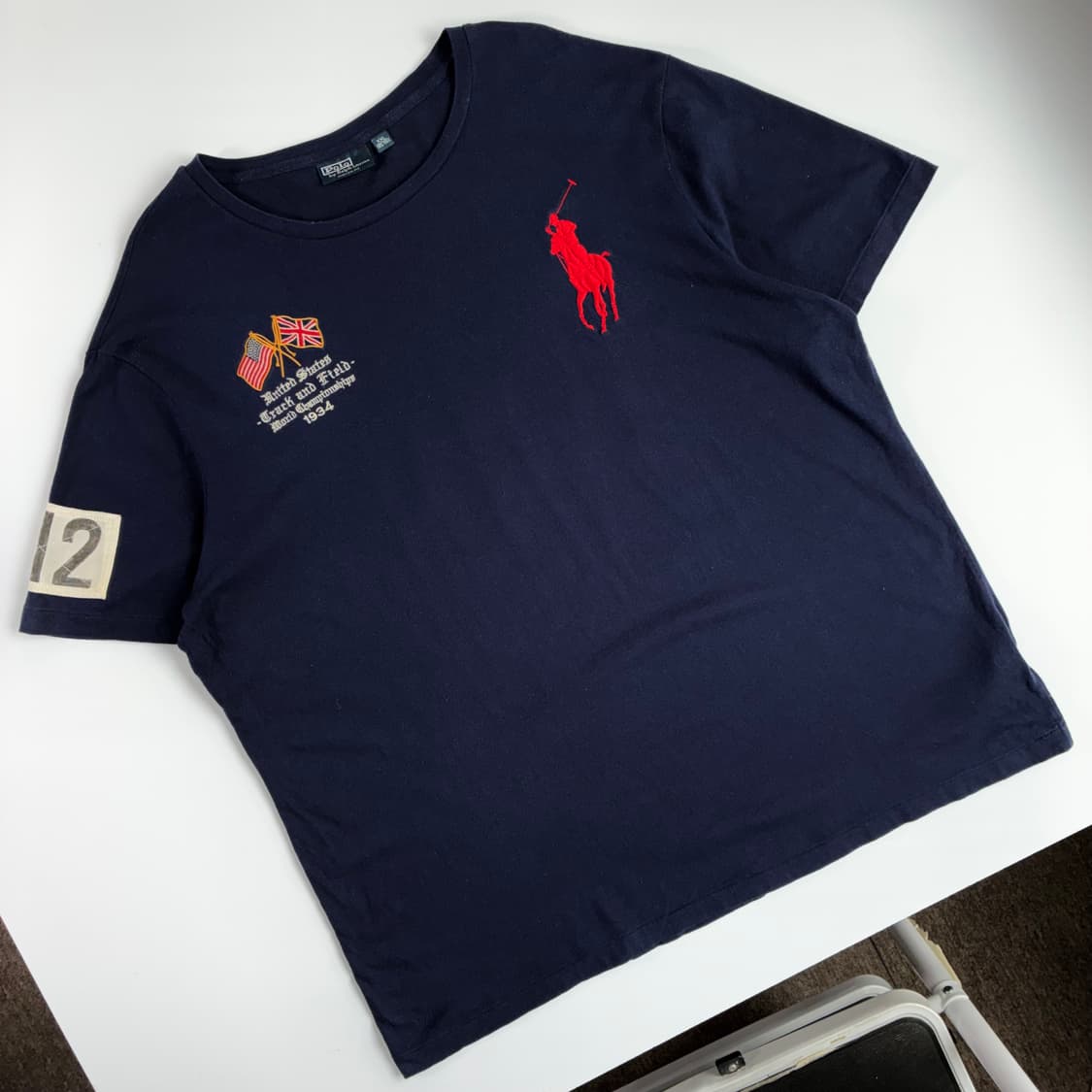 Polo  폴로 랄프로렌 빅포니 USA 딥네이비 반팔티셔츠  상품이미지2