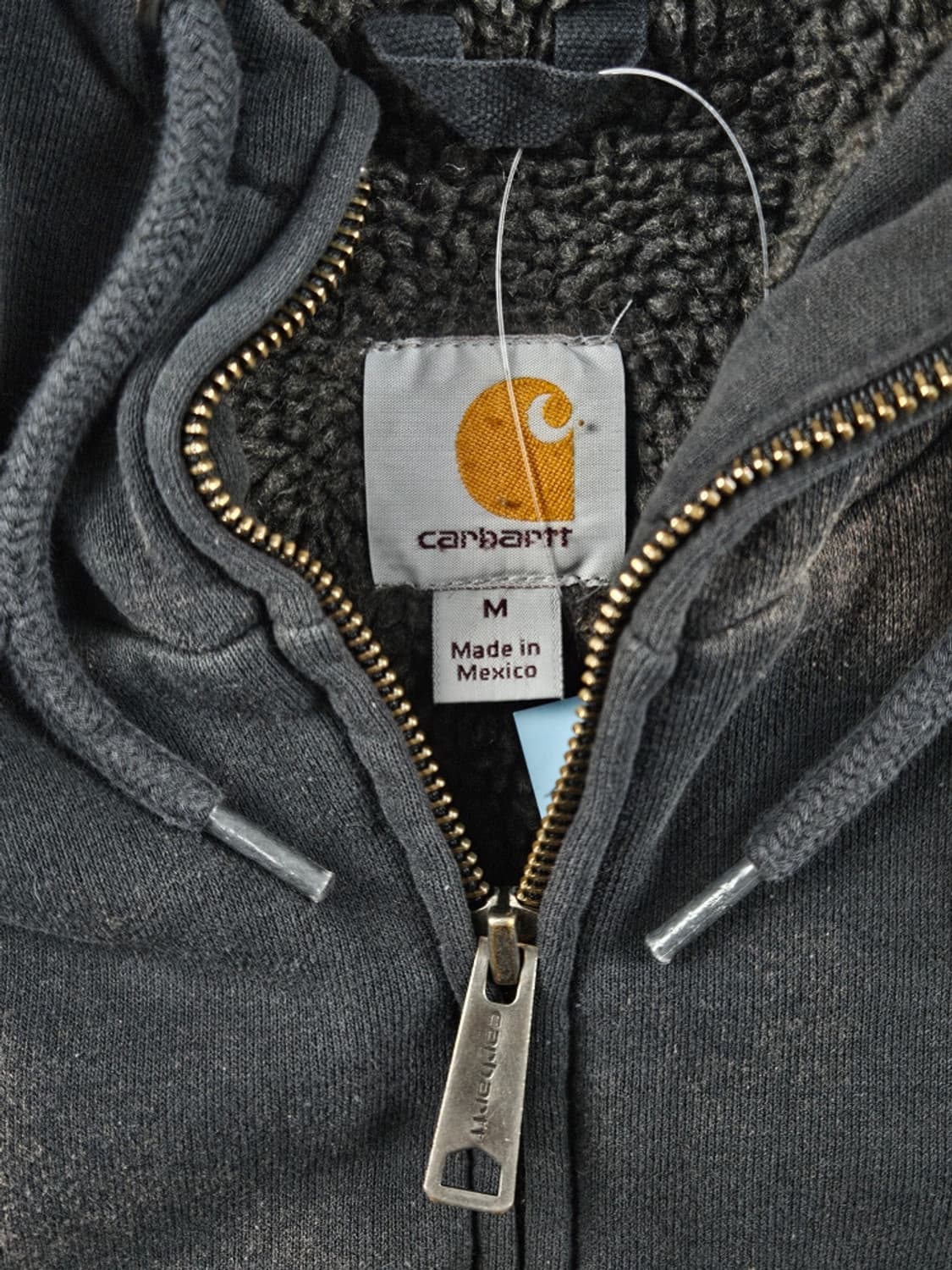 칼하트 다잉 워시드 커스텀 쉐르파 후드 집업 ( M ) / 10692 상품이미지7
