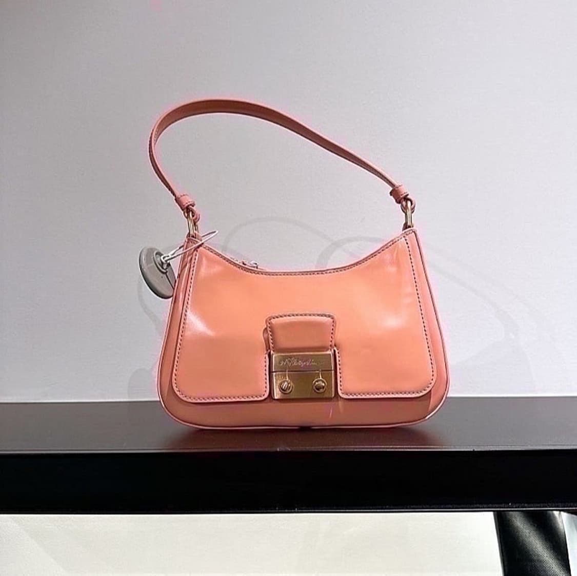 (정품/새상품) 3.1 필립 림 여성 연핑크 카프스킨 바게트백 숄더백 상품이미지1