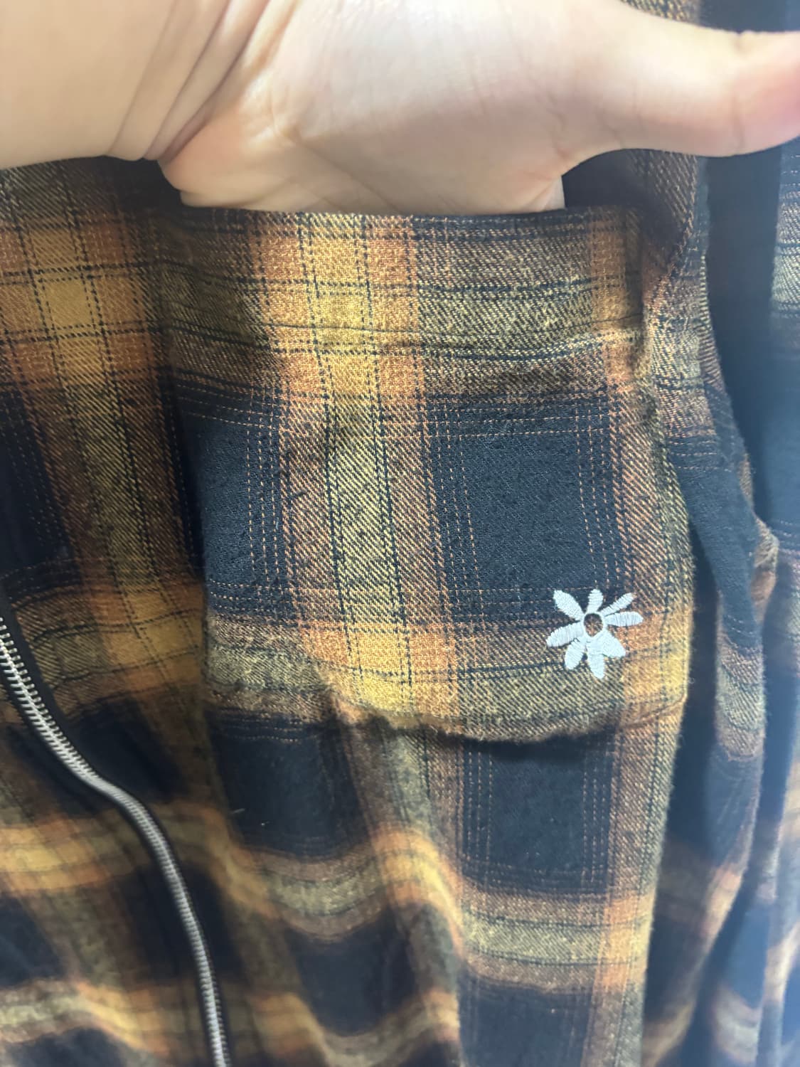 (L) 라브로스 옐로우 데이지 플란넬 셔츠 상품이미지4