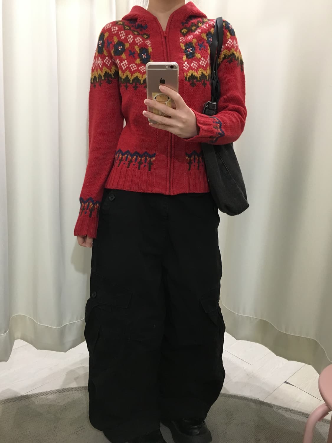 미쉘클랑 노르딕 니트 후드집업 상품이미지6