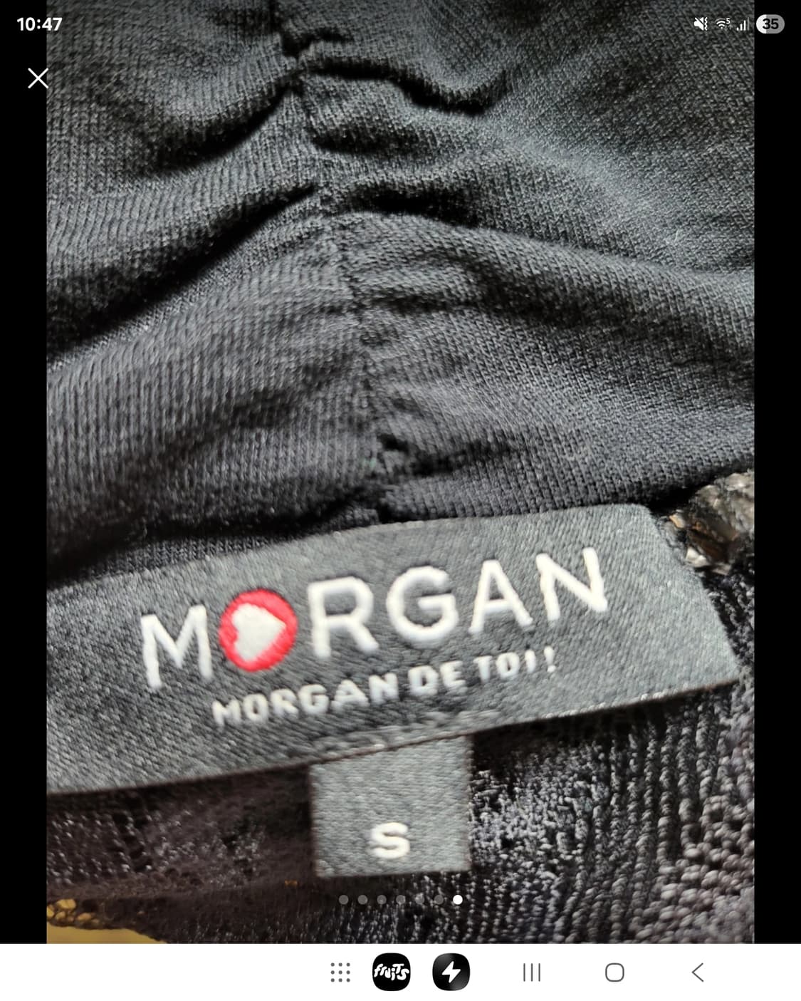 새상 프랑스 모르간 모달 레이스 컷아웃 셔츠  상품이미지6