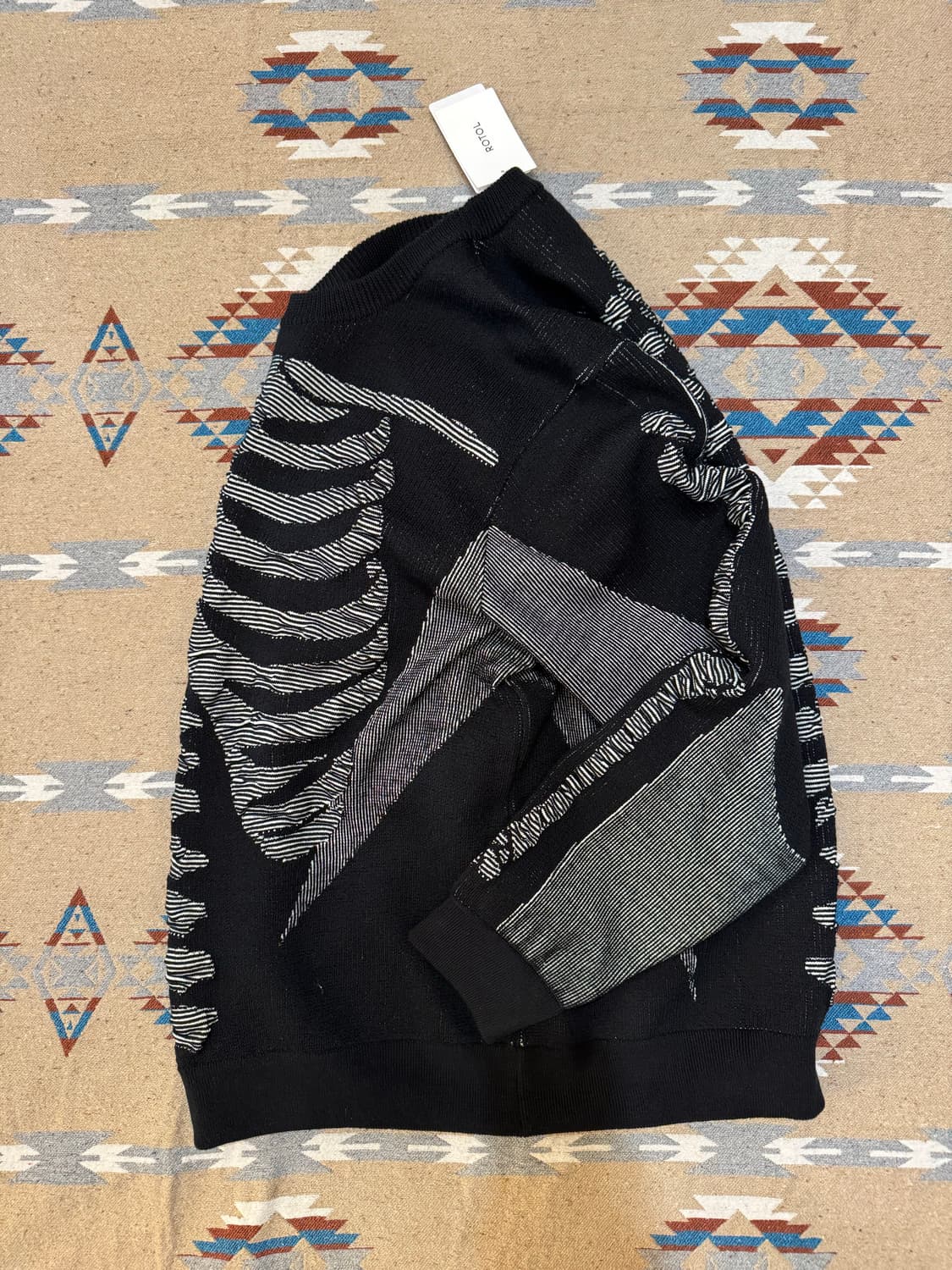 [3][L] 로톨 ROTOL 3D 스켈레톤 울 니트  상품이미지5