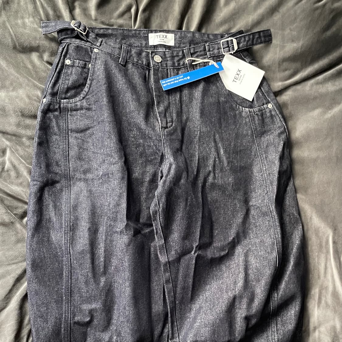 TEXX 텍스 TY302 커브드 배기 벌룬 데님 L사이즈 택포함 새상품 상품이미지4