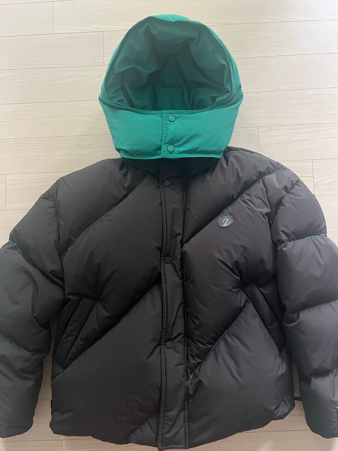 자라 x 아더에러 오버사이즈 패딩 자켓 블랙 s 상품이미지2