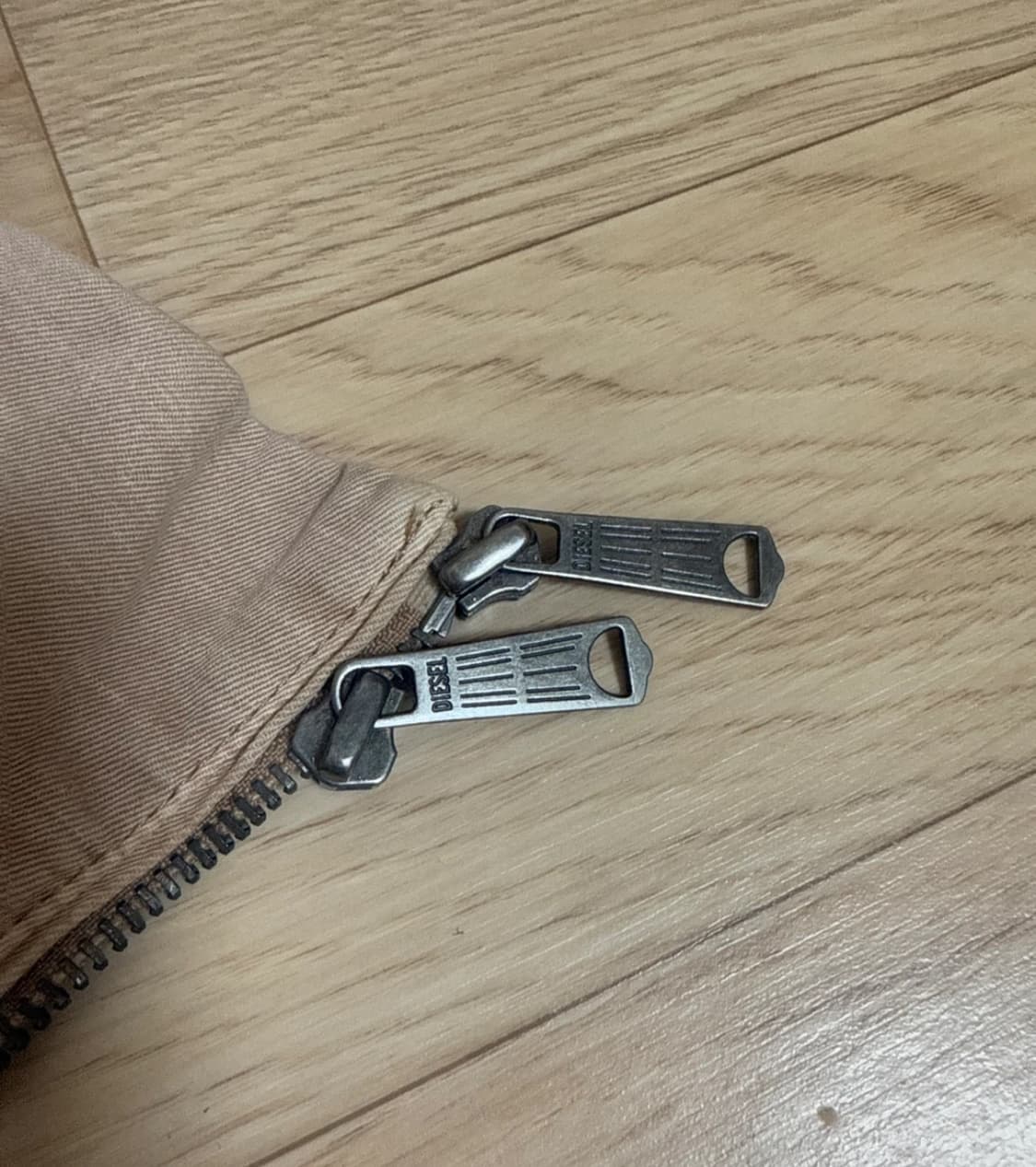 Diesel 라이더 자켓 베이지 80사이즈xs 상품이미지4