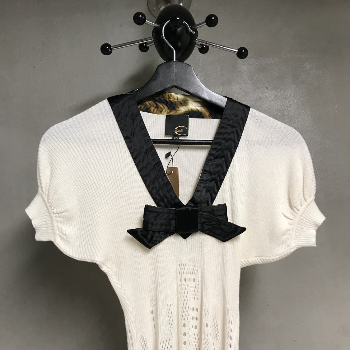 저스트 카발리 반팔 니트 40(W) 상품이미지2