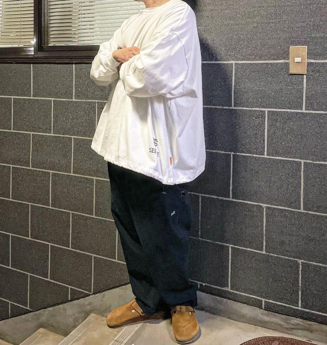 Brochure 1P 치노팬츠 네이비 L 상품이미지6