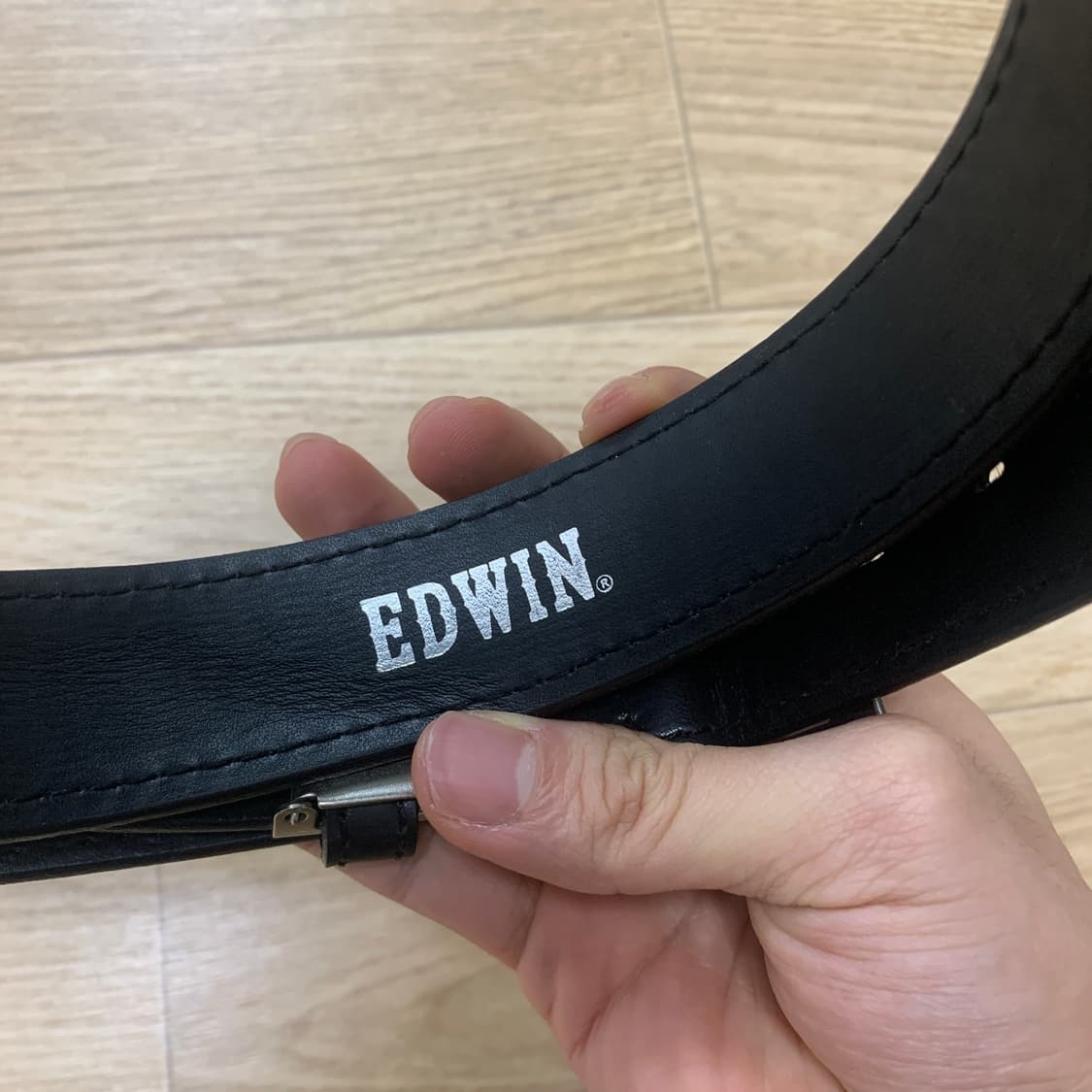 Edwin 에드윈 사각 버클 벨트 상품이미지4