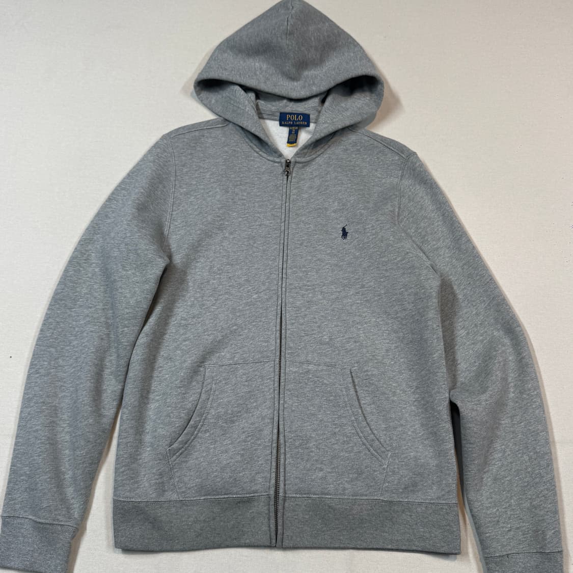 여L) 폴로 랄프로렌 그레이 후드 집업 신형 큐알탭 상품이미지2