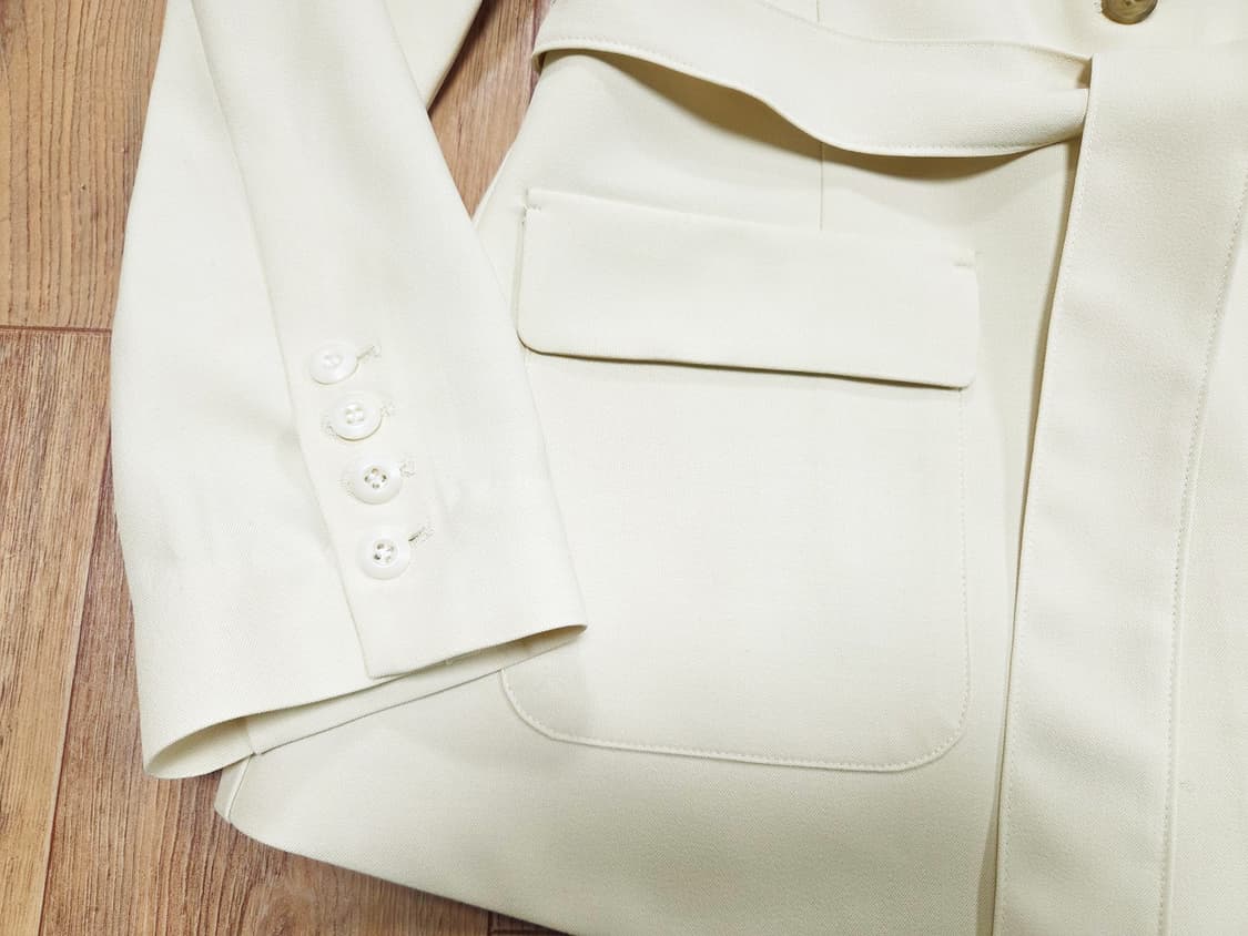 에토(eto) 벨티드 사파리자켓 프리사이즈 새상품 상품이미지5