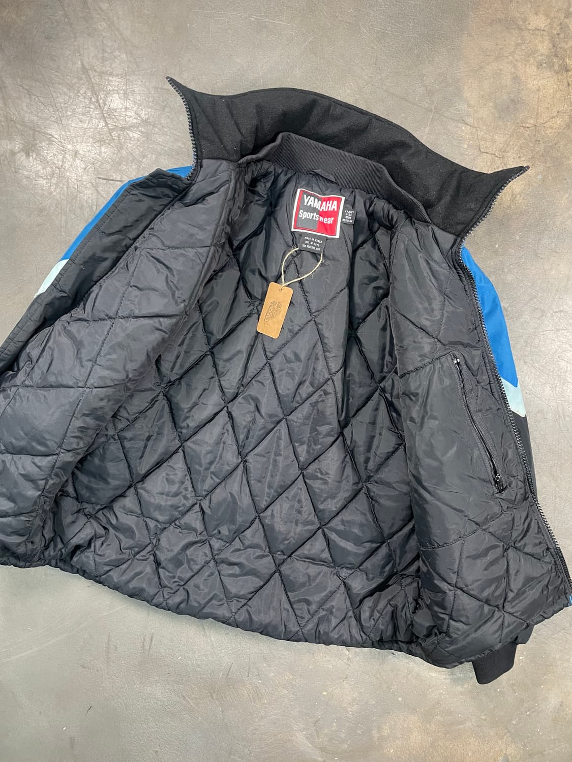 야마하 퀼팅 봄버 자켓 상품이미지4