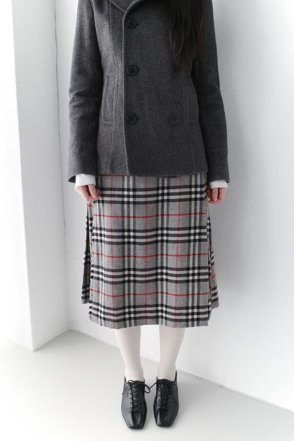 burberry) check buckle skirt 상품이미지5