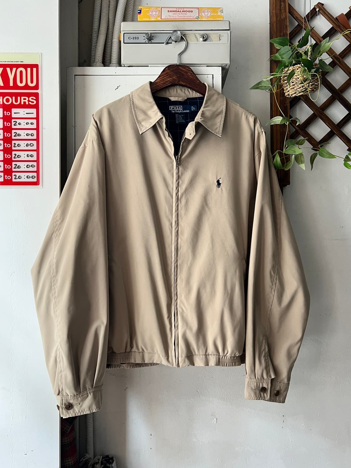 [L]폴로 랄프로렌 클래식 베이지 드리즐러 자켓 상품이미지1