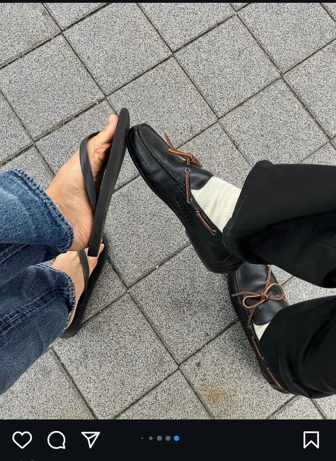 폴로 로버츠 드라이빙슈즈 블랙 보트슈즈 상품이미지8