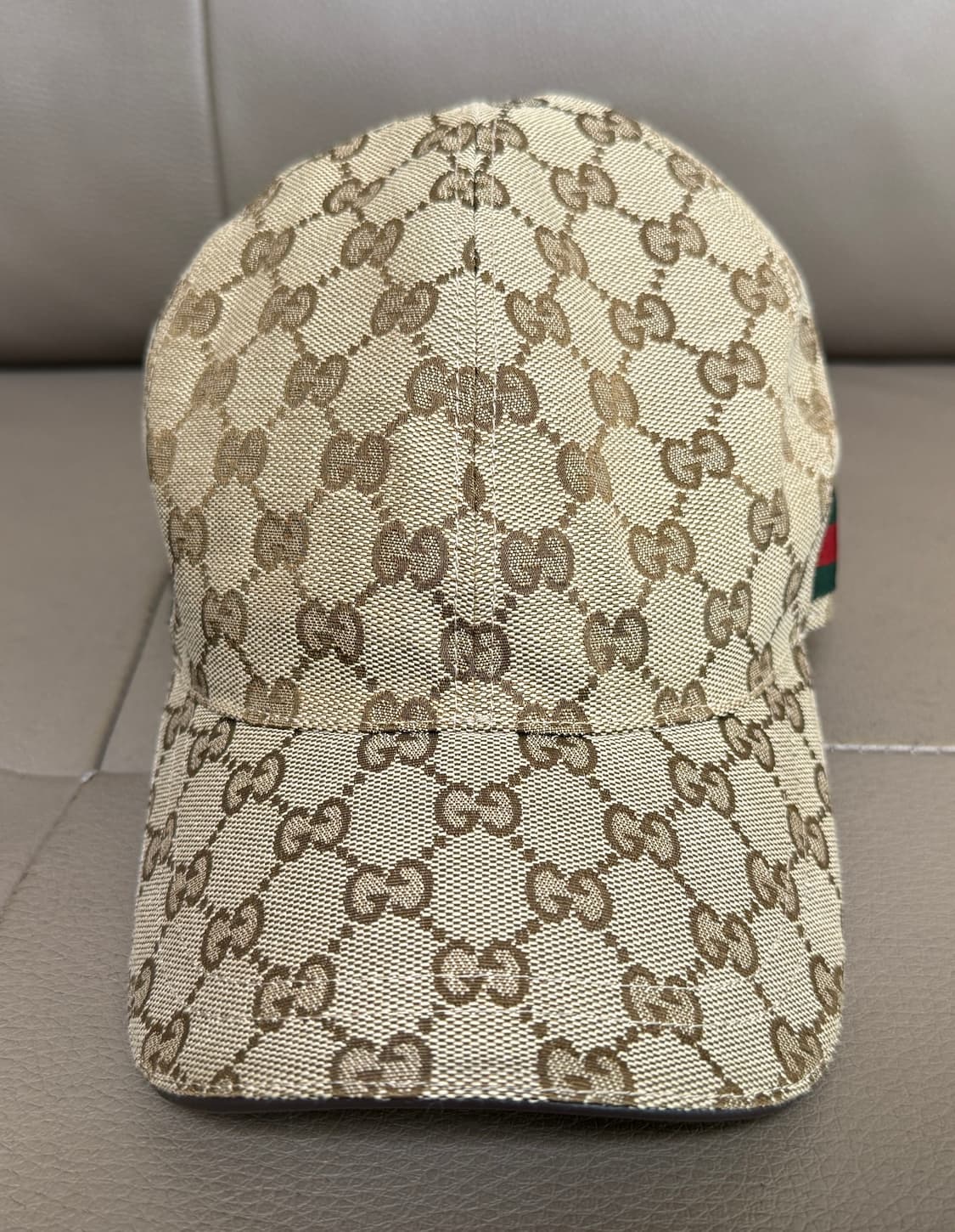 [L] 구찌 GG 오리지널 스트라이프 볼캡 상품이미지2