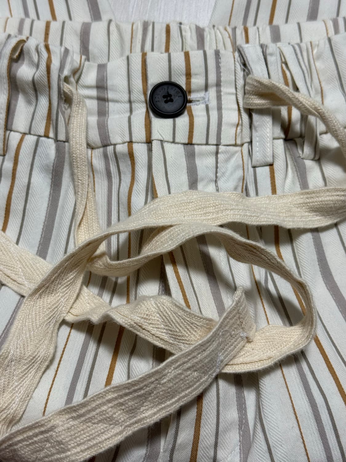 LLUD x STU 파자마 팬츠 베이지 상품이미지4