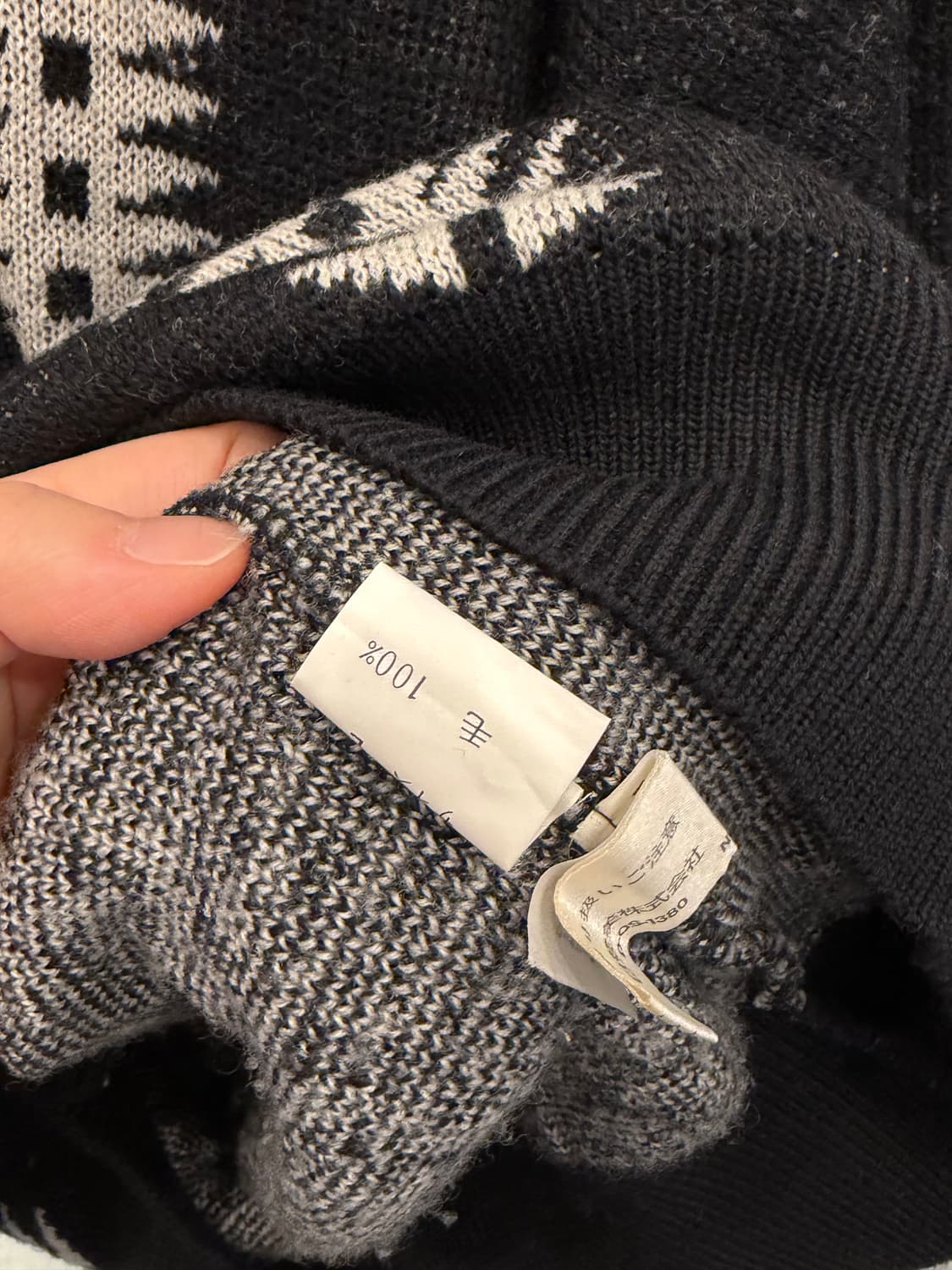 Mr.Junko 빈티지 울 니트 (made in Japan) 상품이미지8