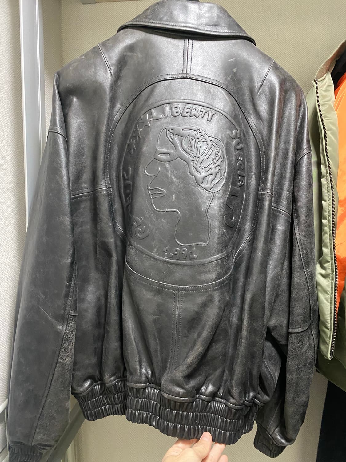 stu 행크 가죽자켓 m 상품이미지3