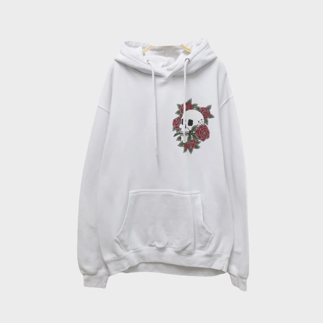 에잇티에잇 로즈 스컬 프린팅 후드티 60790 상품이미지2
