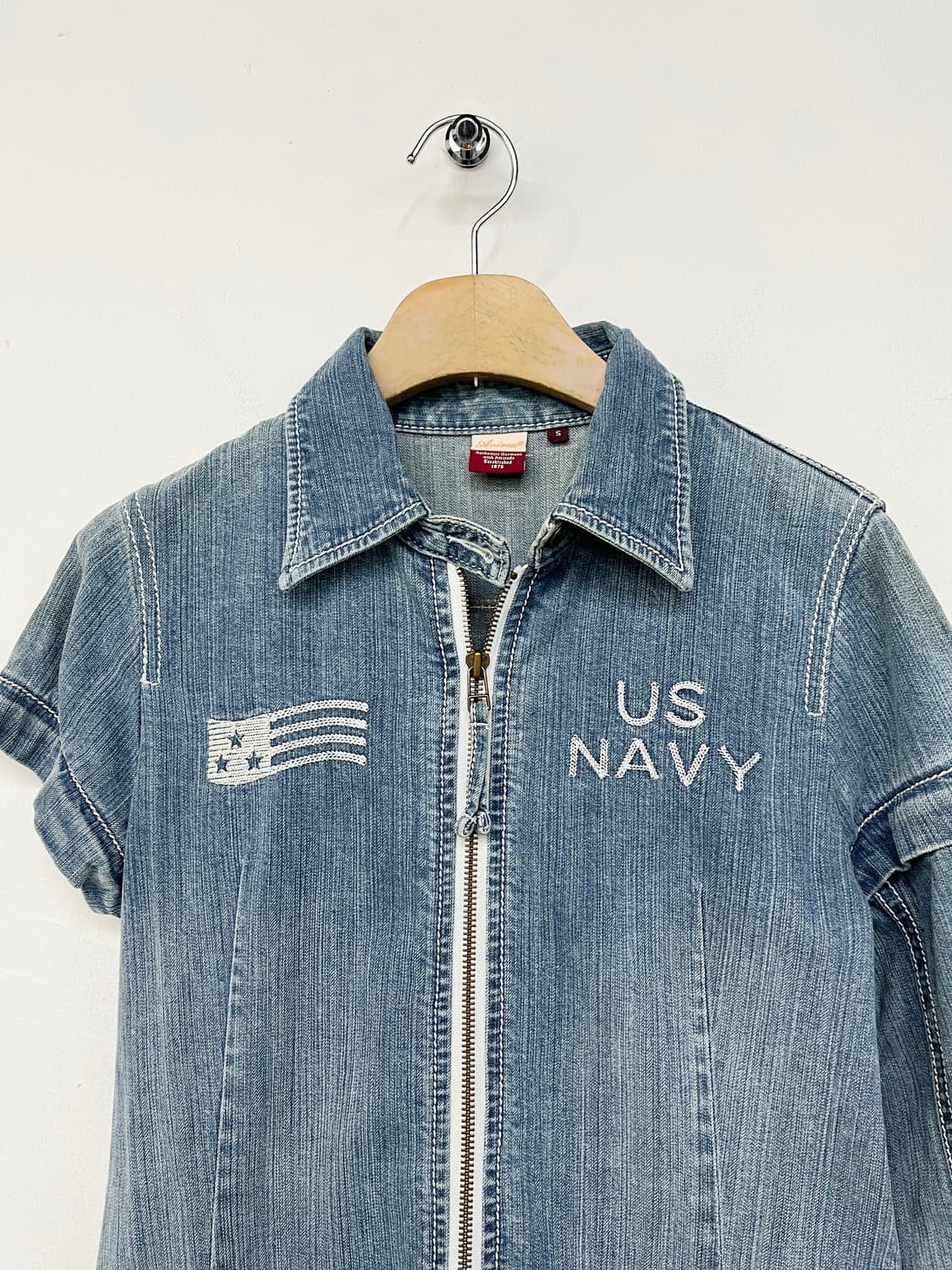 아비렉스 데님 점프수트 상품이미지6