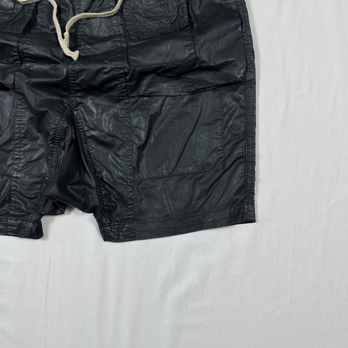 2015년도 릭오웬스 rick owens 코팅배기 반바지 상품이미지3