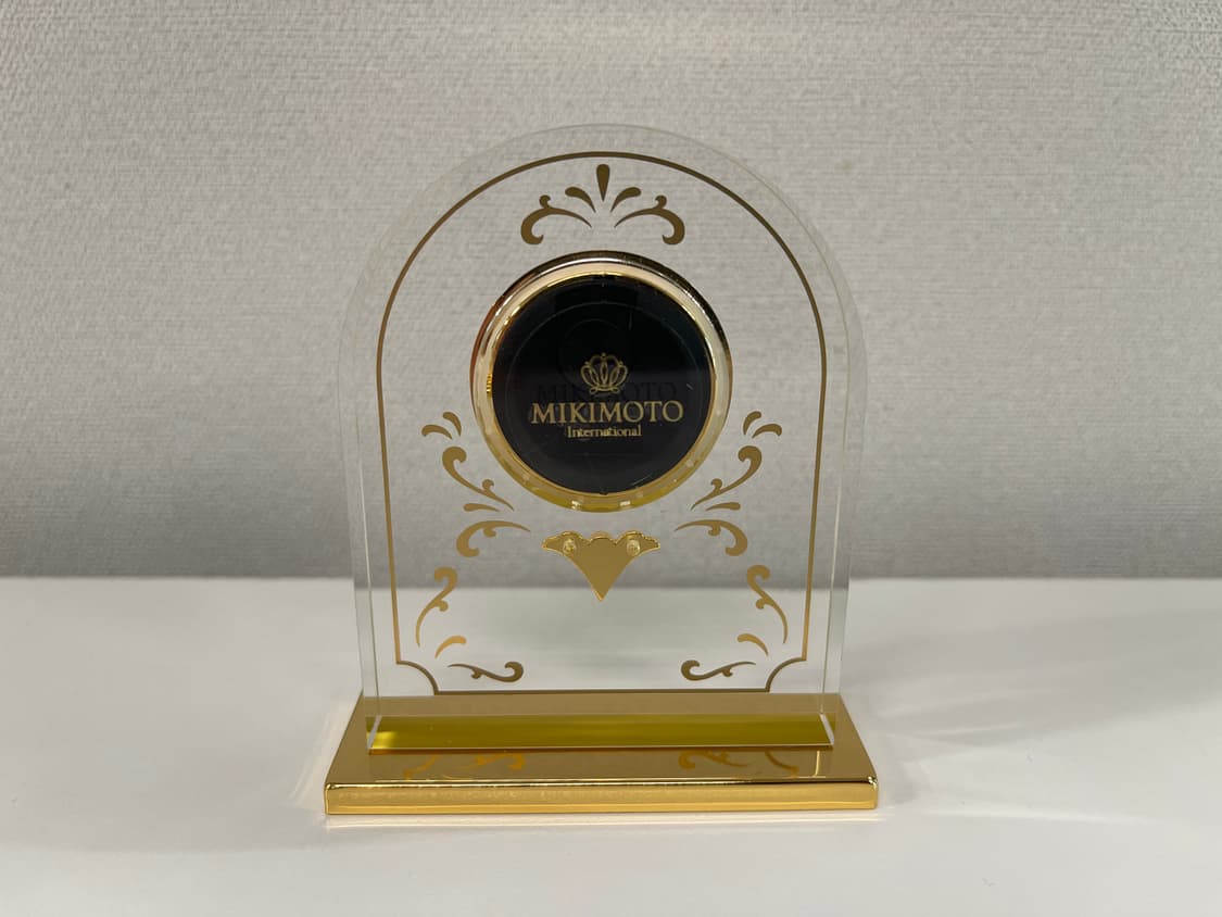 미키모토 펄 진주 아치형 탁상시계 MIKIMOTO 4번 상품이미지4