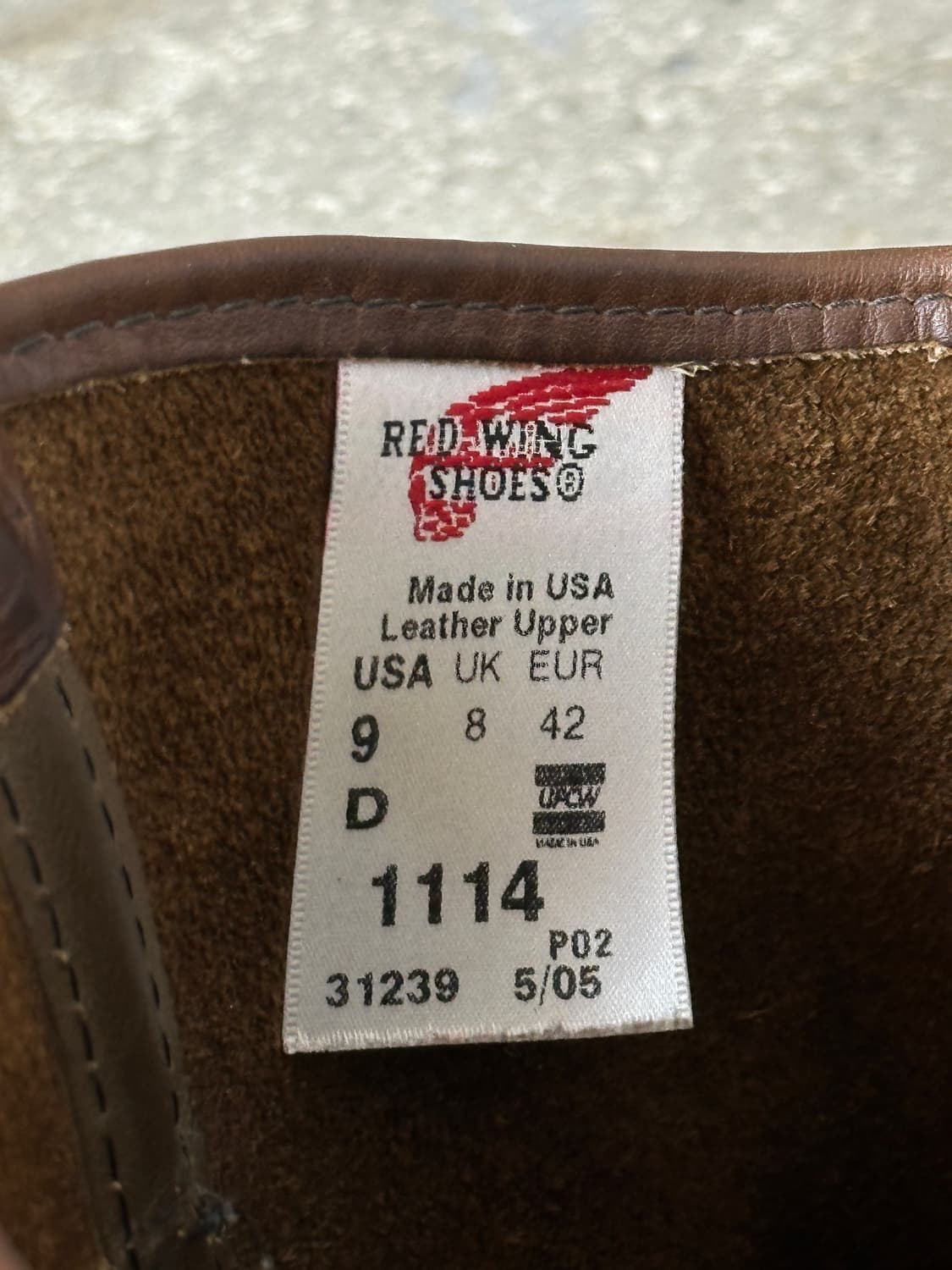 00's USA Made 레드윙 1114 페코스 웨스턴 부츠 상품이미지8